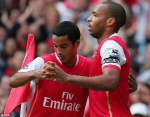 Theo Walcott Jelmaan Thierry Henry